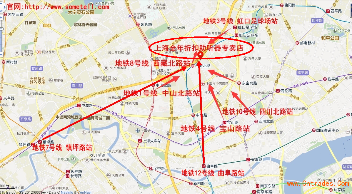 宁耳听力交通路线图